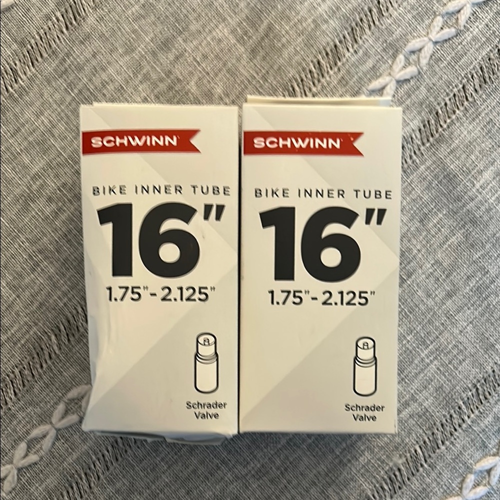 Schwinn 16" Bike Inner Tube, 2/pack